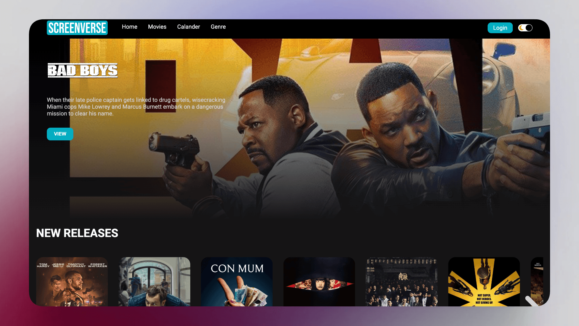 ScreenVerse: Movie Database screenshot 1